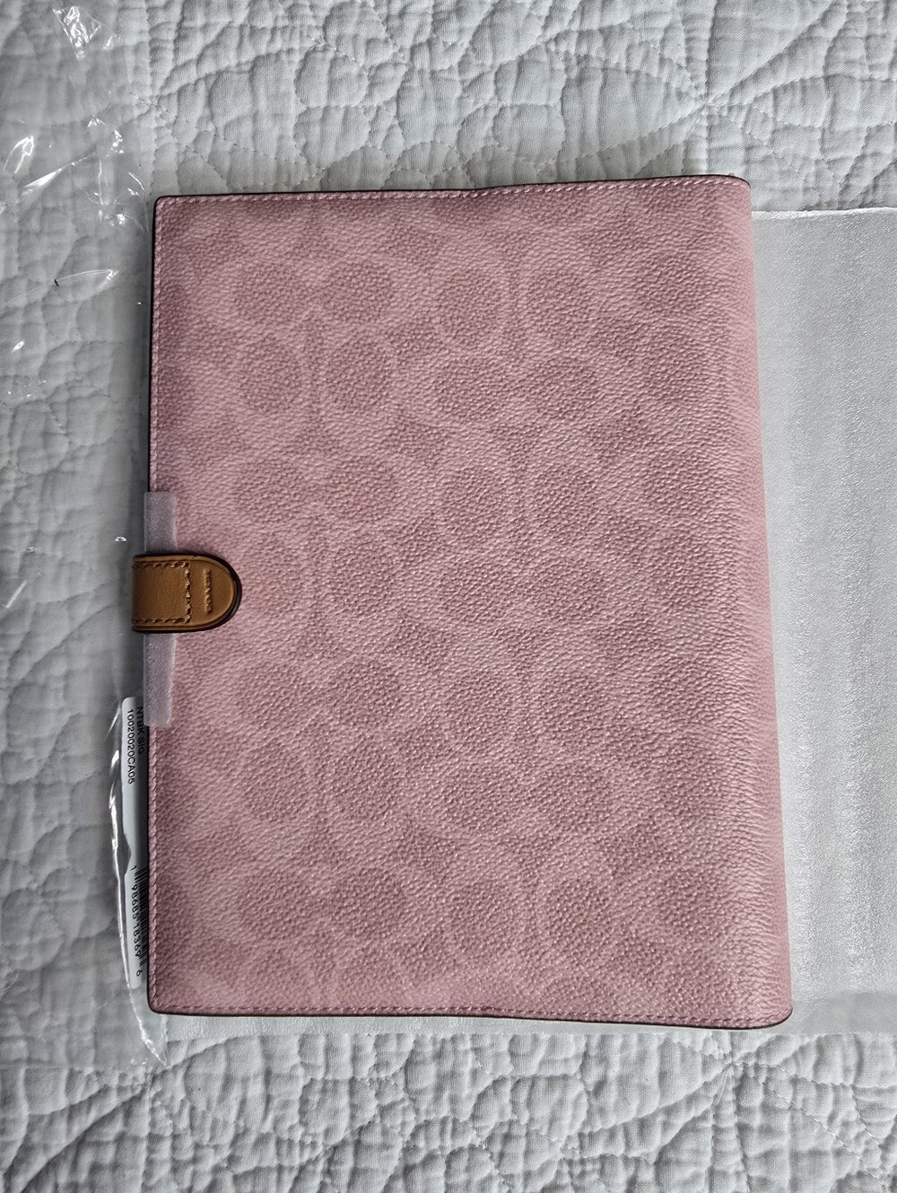 Coach Powder Pink Signature Notebook - Picture 4 of 6